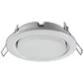 C-Light LED Einbaustrahler GX53 230V weiss 5W warm weiß