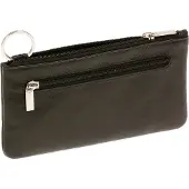 LEAS Schlüsseltasche extra groß Echt-Leder, schwarz Special Edition 15x8x1cm (BxHxT)