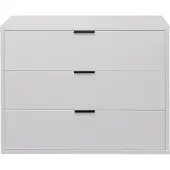 58 aufm Kessel Kommode Erna 81x45x67 Kreidegrau matt Lack 14718