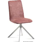 58 aufm Kessel Esszimmerstuhl (6er-Set) Dorice 47x92x60 Edelstahl/Rosewood