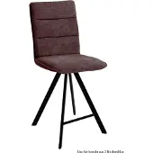 58 aufm Kessel Thekenstuhl drehbar (2er-Set) Devonne 47x109x60 Schwarz/Braun