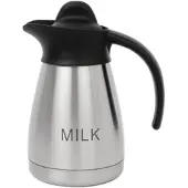 Gastronoble Thermoskanne Olympia MILK | 1 L | Edelstahl und Polypropylen | 3 Kannen
