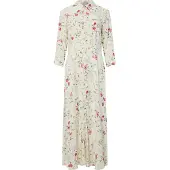 Y.A.S Savanna Long Shirt Langarmkleid Mit 3/4 Ärmeln
