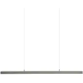 Arcchio LED-Büro-Pendellampe Jolinda, silber, 118cm, up/down