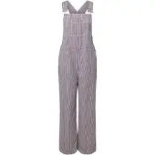 Pieces Pcallo Gestreifte Latzhose | Winetasting | XL