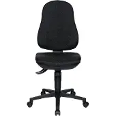 Topstar Drehstuhl Support SY - anthrazit ohne Armlehnen weiche Rollen.