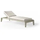 Suns Basta Lounger Aluminium/Teak Wasserabweisendes Gewebe
