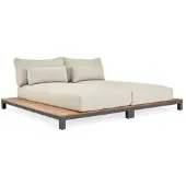 Suns Evora Daybed Teak/Quick dry foarm