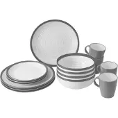 Brunner - Lunch Box - Geschirr-Set Gr 16 Pieces grau