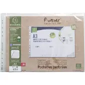 Exacompta Beutel mit 50 Prospekthüllen, genarbt, Recycling-PP 90, für A3, Forever