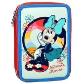 Giovas Disney Minnie Boho gefülltes 2-stöckiges Federmäppchen