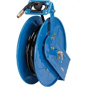 RIEGLER Schlauchaufroller, Druckluft/Wasser, PolyurethanSchl. Ø 12x8, Länge 15 m