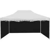 AGA Seitenwand zum Verkaufsstand 3x4,5m Schwarz