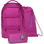 Satch pack Schulrucksack Set Fearless Pink