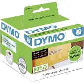 Dymo Große Adressetiketten 99013 Transparent Etikett 36x89 Mm 260 Einheiten