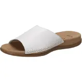 Gabor 03.705 Damenschuhe - bequeme Pantoletten weiß Freizeit NEU