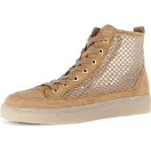 Gabor Plateausneaker, Schnürschuh, Freizeitschuh, High-Top-Sneaker mit modischer Stickerei