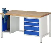 RAU Werkbank Serie 8185, B 1500 x T 900 x H 840 mm