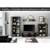 Preisbrecher Wohnwand Anbauwand Schrankwand Wohnzimmerwand TV-Wand Mediawand "Johannes I"
