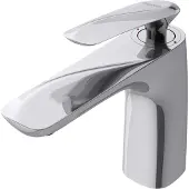 Doporro Design Armatur in Silber Waschbeckenarmatur praktischer Einhebelmischer Waschtischarmatur