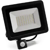 McShine LED-Außenstrahler Slim 50W 4250lm IP66 4000K Bewegungsmelder