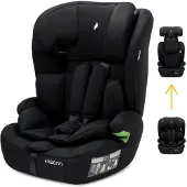 Osann Kinderautositz Resa, Kindersitz ohne Isofix ab 1 Jahr, Autositz von 76 bis 150 cm (Black)