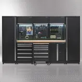 Datona Werkstatteinrichtung PREMIUM 325 cm Eiche