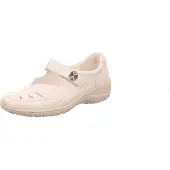 Waldlaufer Spangenschuhe in weiss/weiss kombi, Gr. 5.5