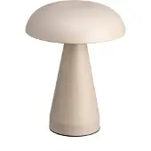 Luxus Europe - Tischlampe Touch Sofia Taupe - Kabellose LED-Tischlampe für den Innenbereich – USB-C wiederaufladbar