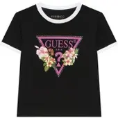 GUESS T-Shirt J6GI23 K6YW4 Schwarz Regular Fit