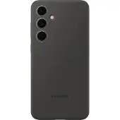 Samsung Original Galaxy S24 FE Hülle - Silikon - Backcover/Soft Case - Schwarz