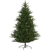 HOMCOM künstlich Weihnachtsbaum 183cm Christbaum mit 2380 Spitzen, Metallständer