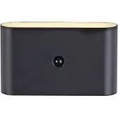 Paul Neuhaus LED-Wandleuchte - 16 x 9,5 cm - 2-flammig - Schwarz - Weiß - Kunststoff
