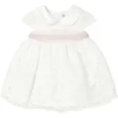 Mayoral Elegantes Kleid 1889 Weiß Regular Fit