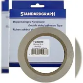 Standardgraph Doppelseitiges Klebeband 19 mm x 33 m, permanent/ablösbar