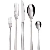 Gräwe Besteck-Set Porto, 10-teilig, 2 Personen, Edelstahl, silber