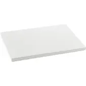 Metaltex Polyethylene cutting board, white, 33 x 23 x 1.5 cm