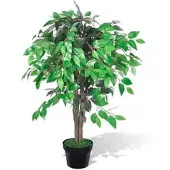 Furnicato Künstlicher Ficus mit Topf 90 cm