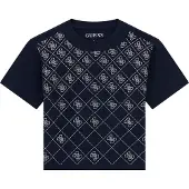 GUESS T-Shirt J6GI05 K6YW4 Dunkelblau Boxy Fit 152