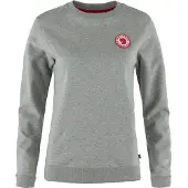 Fjällräven Pullover 1960 Logo Badge Sweater Women Grey Melange-XL