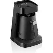 Arzum OKKA Minio Jet, Türkische Kaffeemaschine, 400 W, Schwarz, Chrom