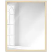 MendeFrames Wandspiegel H960 natur 60x80 cm Holzprofil