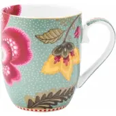 Pip studio Tasse Home Mug Small Blooming Tales Fantasy Blue (6er Set)