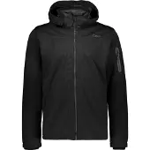 CMP Zip Hood 39a5027 Softshelljacke Schwarz S Herren Schwarz S