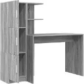 vidaXL Schreibtisch 2 pcs Graues Sonoma