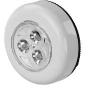 Emos LED Nachtlichter 3 Stück zum Aufkleben, Orientierungslicht mit Schalter inkl. Batterien, Helligkeit 10 lm, P3819