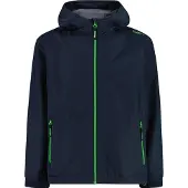 CMP Boy Jacket Fix Hood N950 Black Blue 140