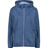 CMP Woman Jacket Rain FIX Hood blue (M926) 42