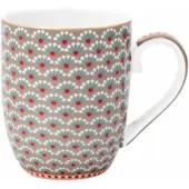 Pip studio Tasse Home Tasse Klein Blooming Tales Khaki (6er Set)