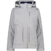 CMP Damen Steppjacke mit abnehmbarem Kapuze